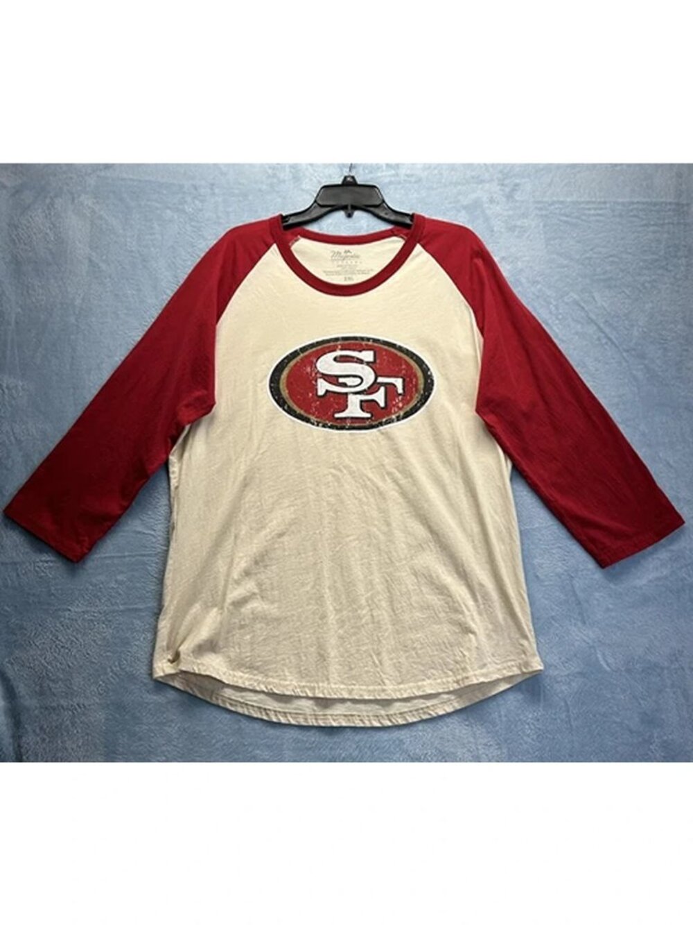 San Francisco 49ers Shirt Christian McCaffrey Majestic Threads XXL 2XL